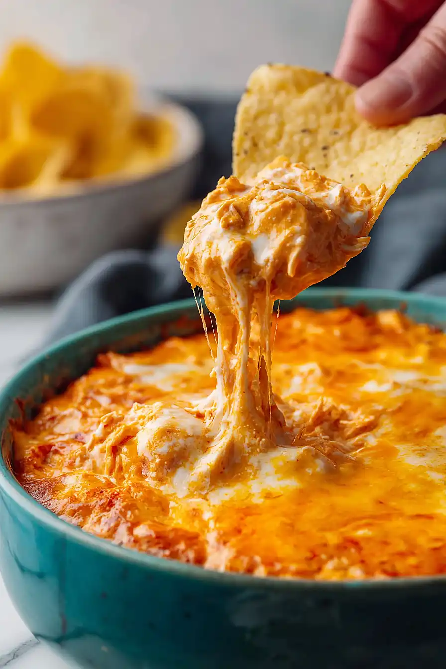 buffalo chicken dip with cottage cheese and greek yogurt