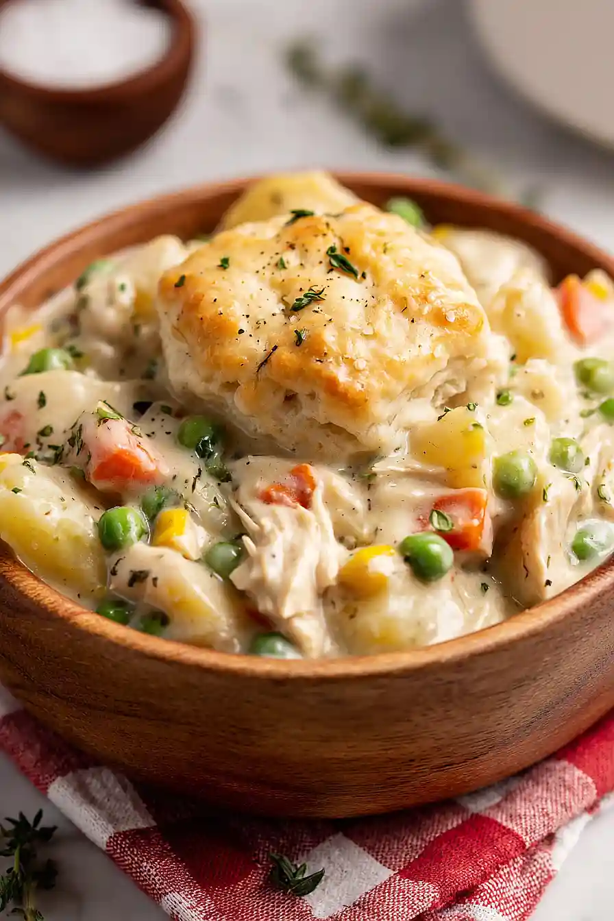 crock pot chicken pot pie