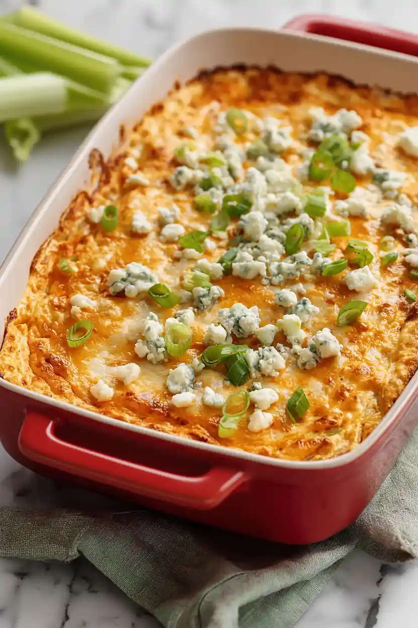buffalo chicken dip in the oven