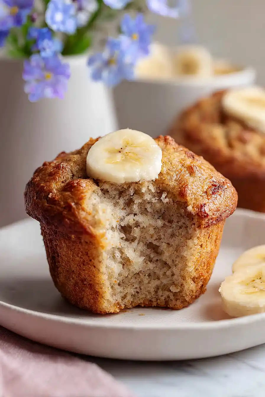 banana cottage cheese muffins