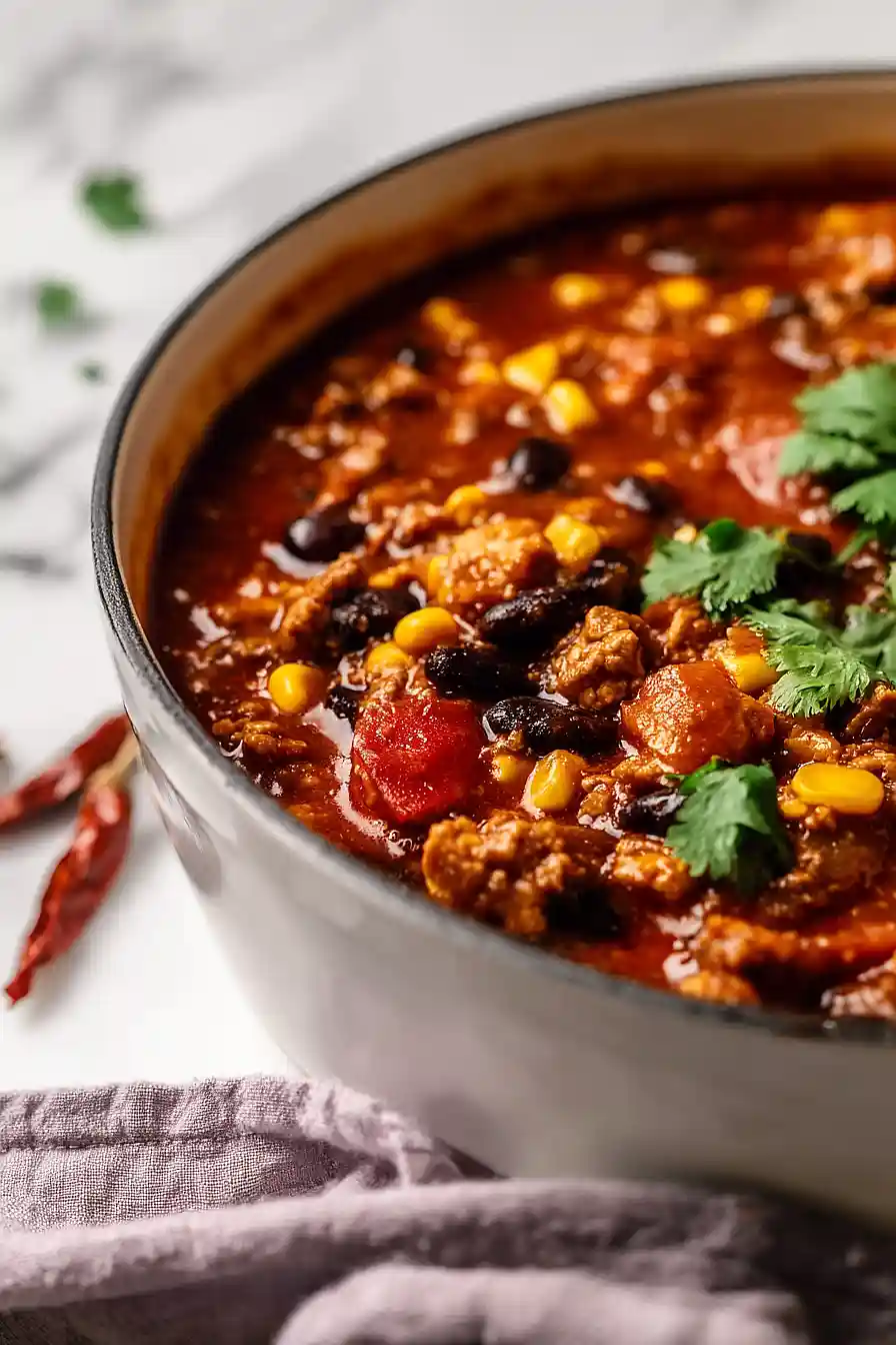 Smoky Turkey Chipotle Chili