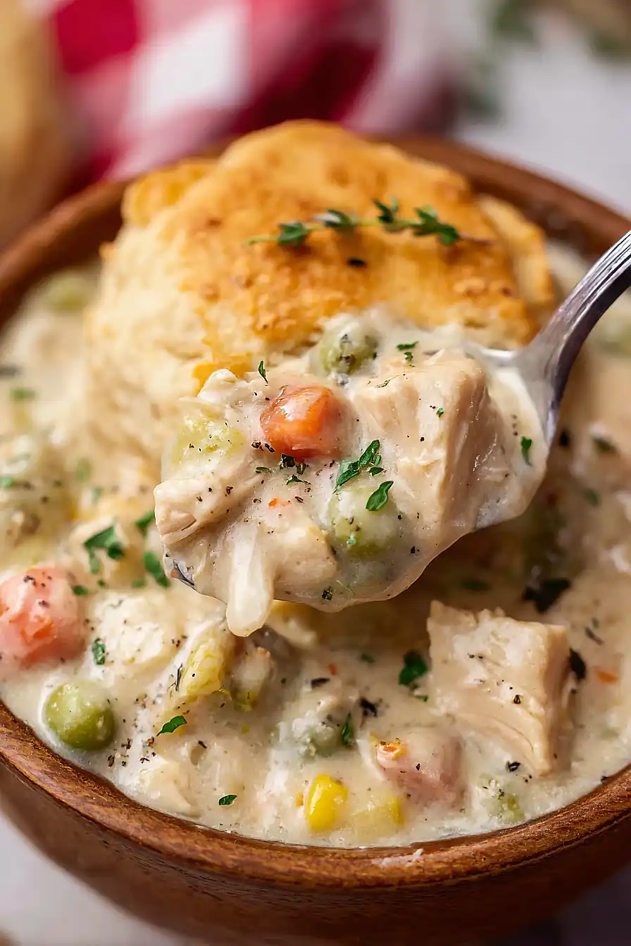 crock pot chicken pot pie
