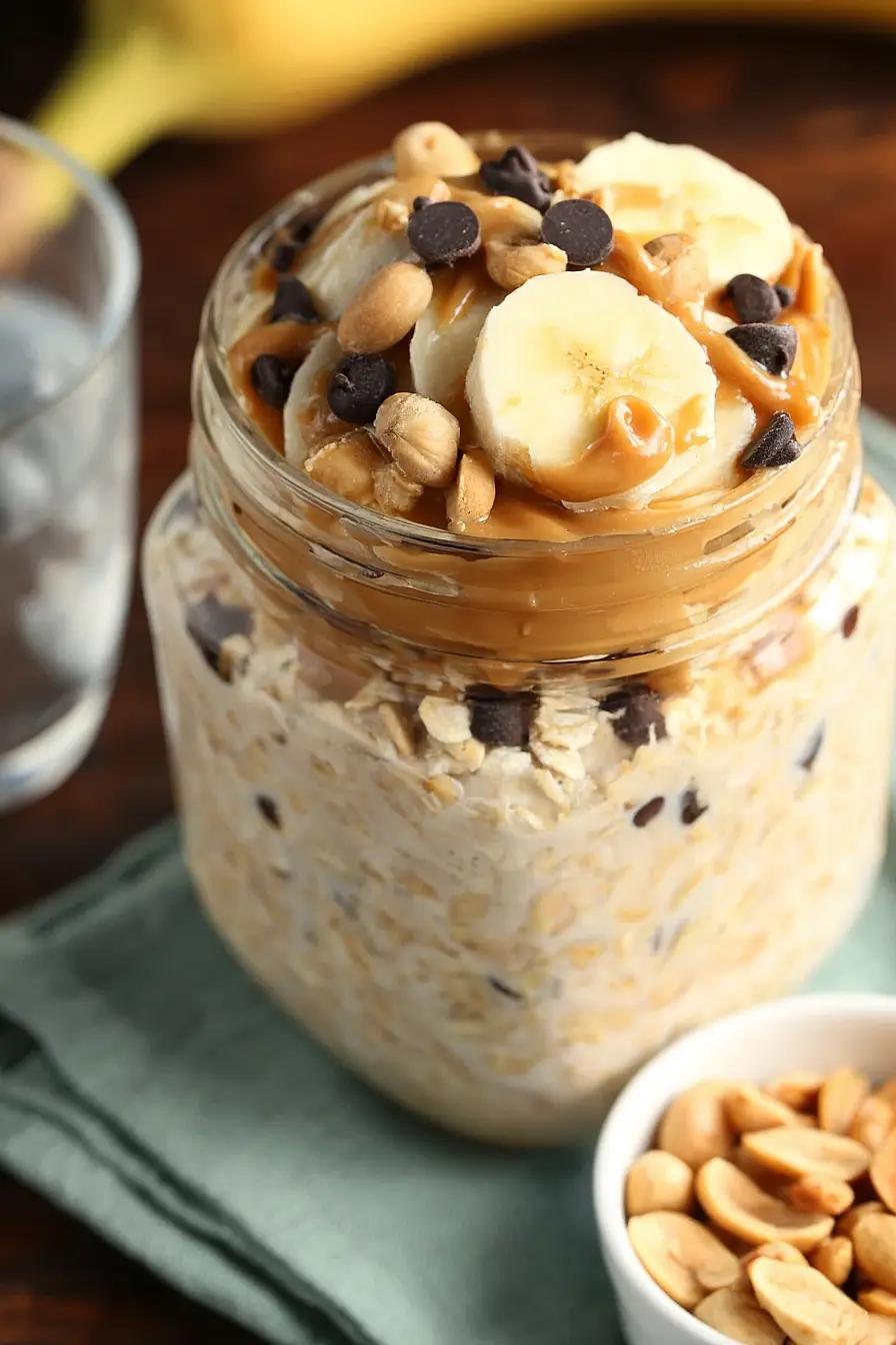 peanut butter overnight oats without yogurt
