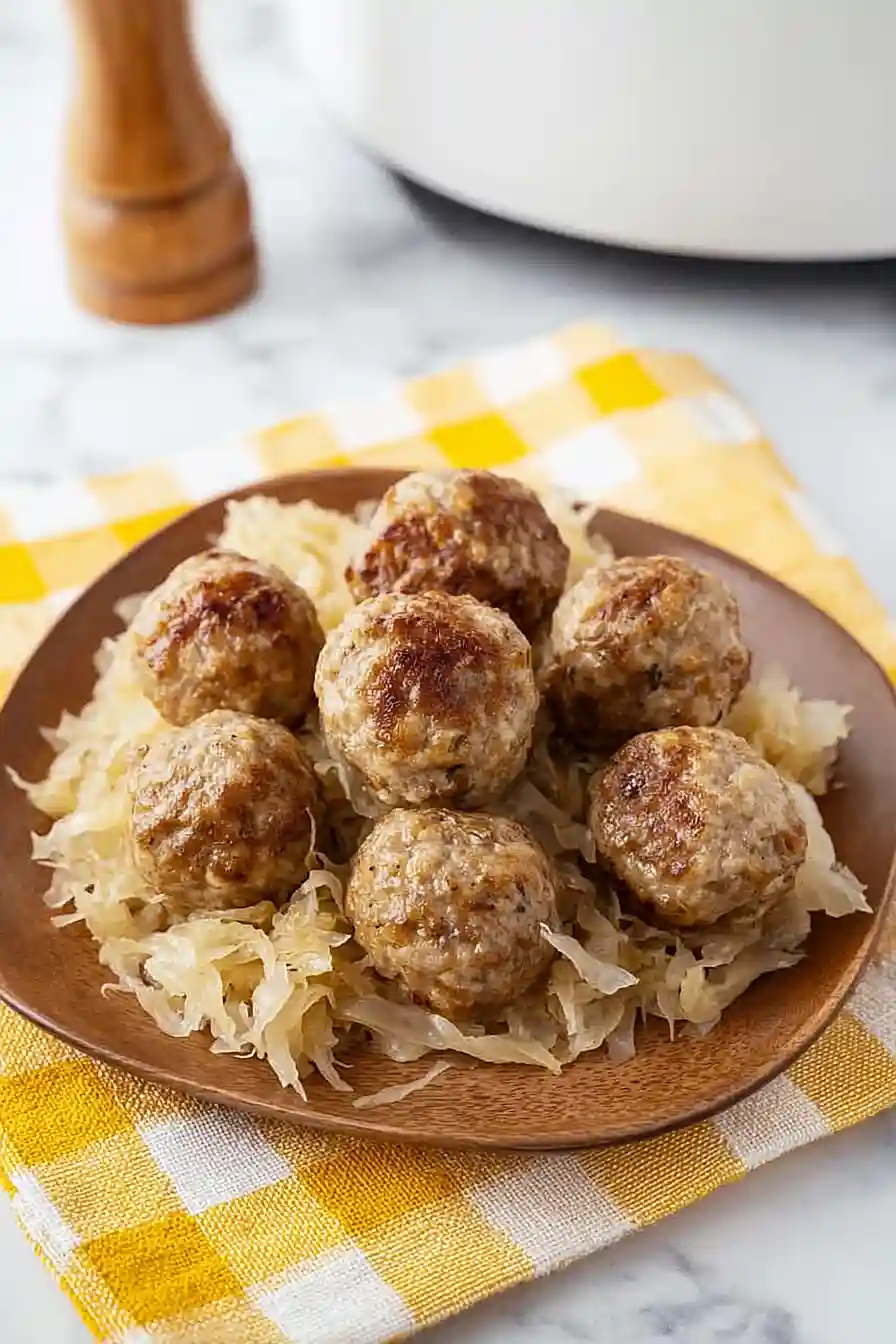 pork and sauerkraut balls