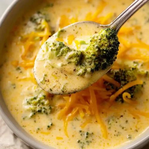 broccoli cheddar soup for two