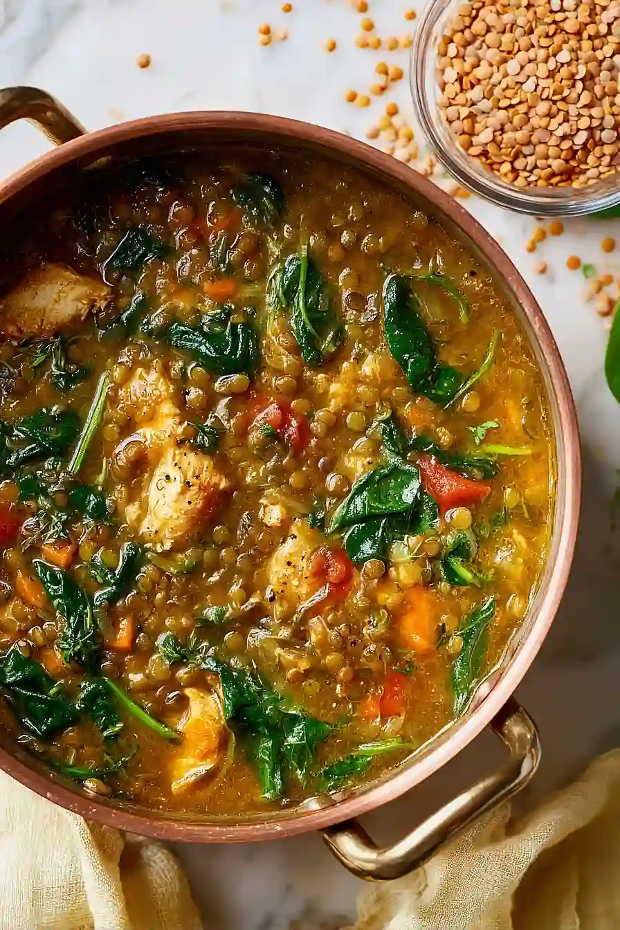 chicken lentil soup