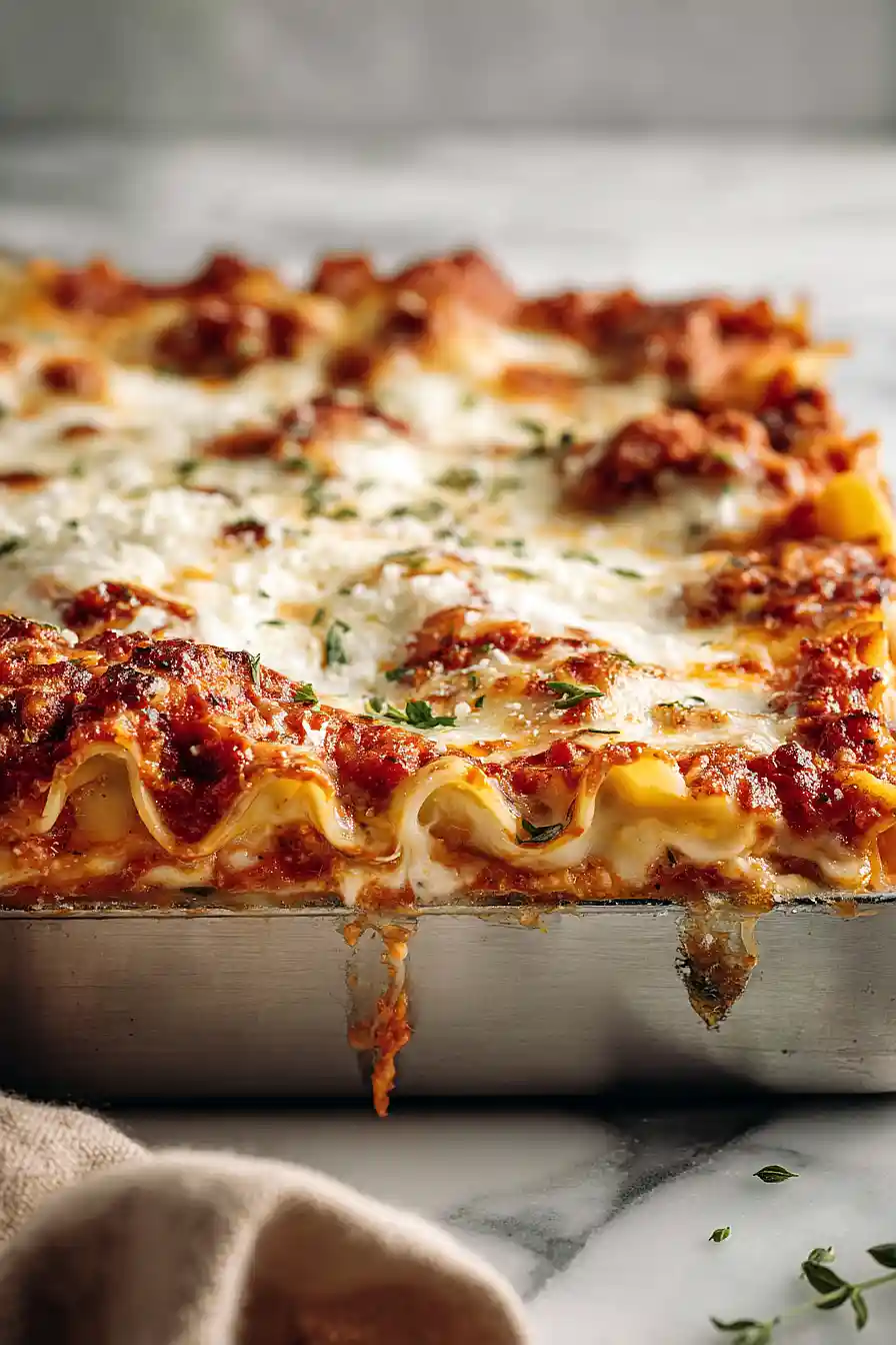 vegetarian lasagna with cottage cheese