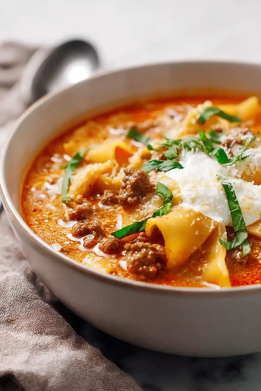 lasagna soup for one