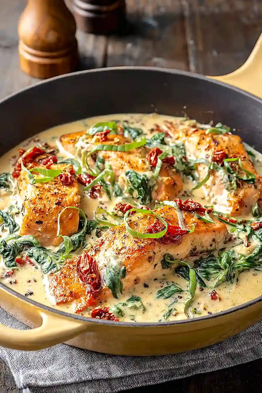 creamy tuscan salmon