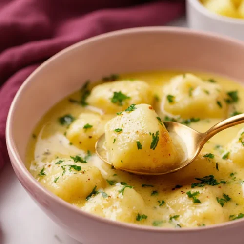 german potato soup with dumplings