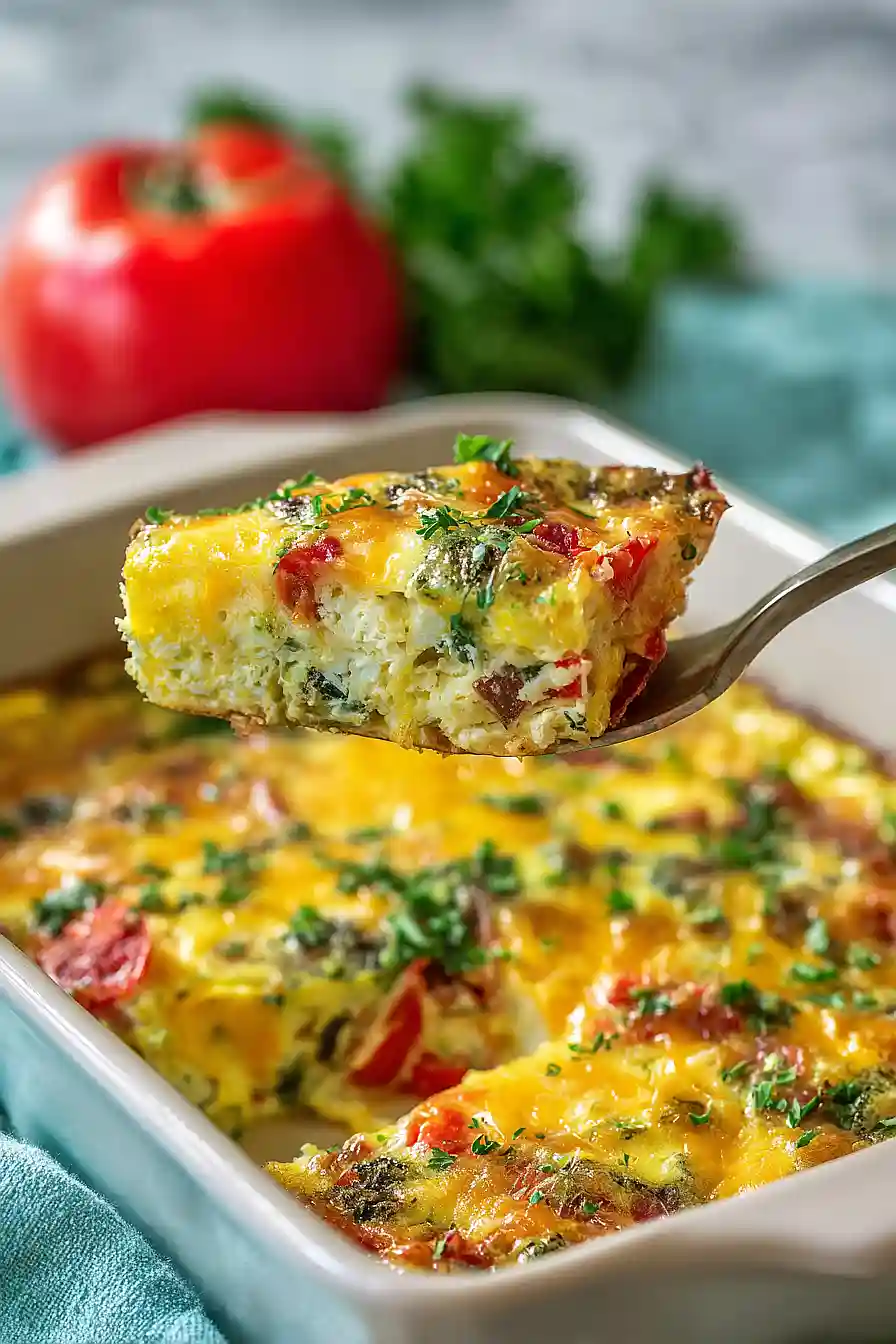 crescent roll veggie egg casserole