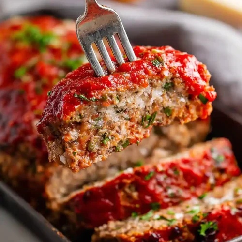 Italian Meatloaf with Marinara Sauce