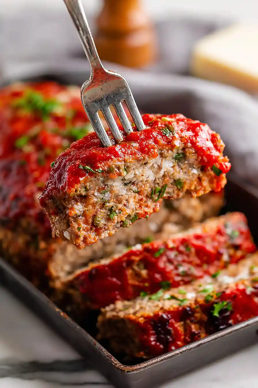 Italian Meatloaf with Marinara Sauce