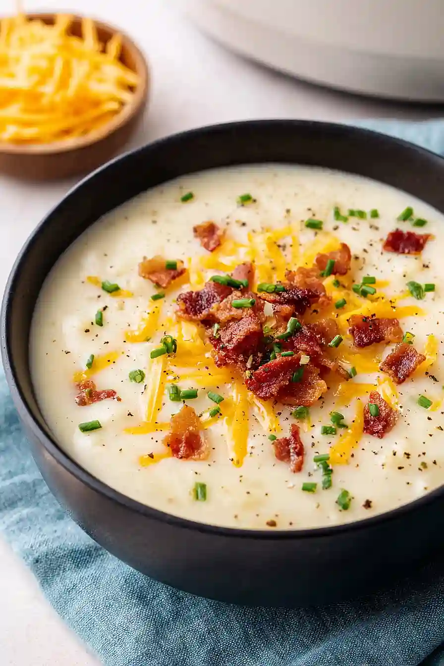 crockpot cream cheese and potato soup