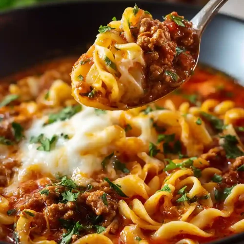 lasagna soup with egg noodles