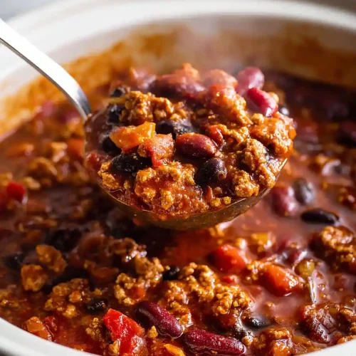 Slow Cooker Turkey Chili