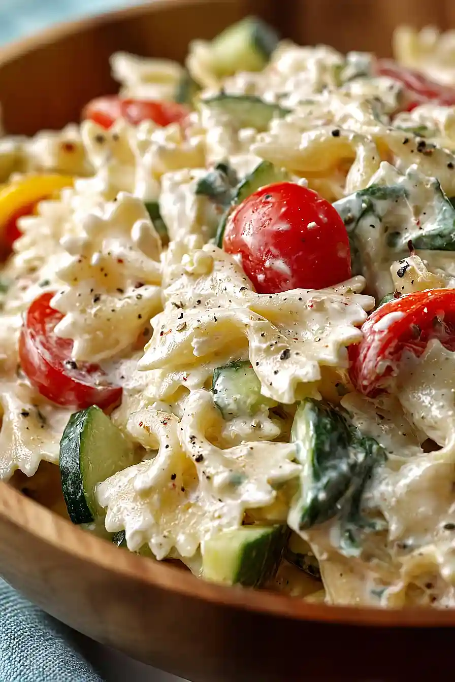 cottage cheese pasta salad