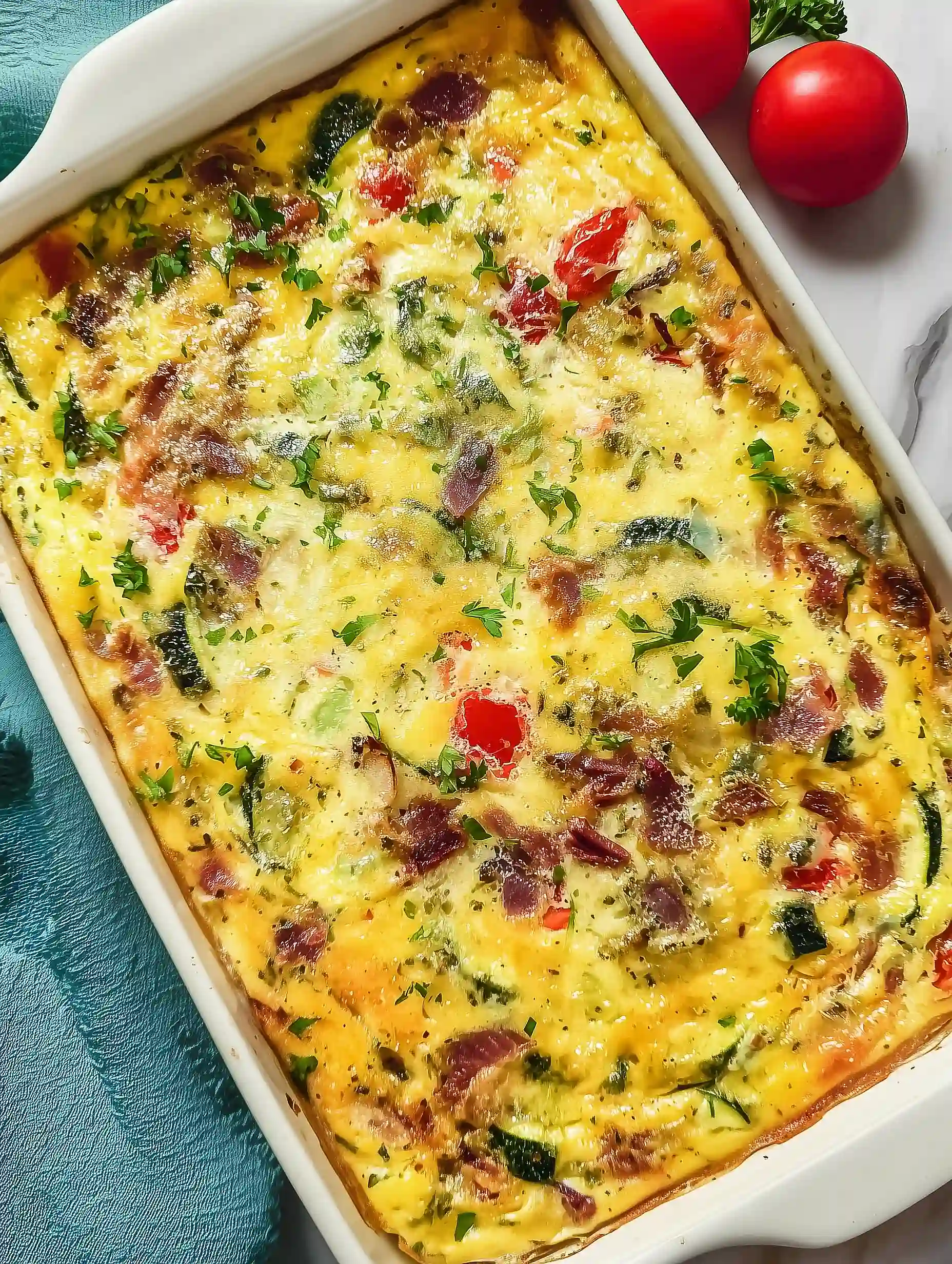 crescent roll veggie egg casserole