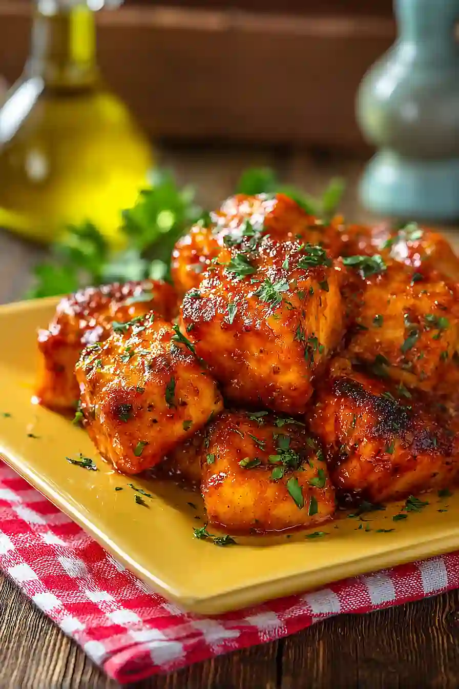 buffalo salmon bites