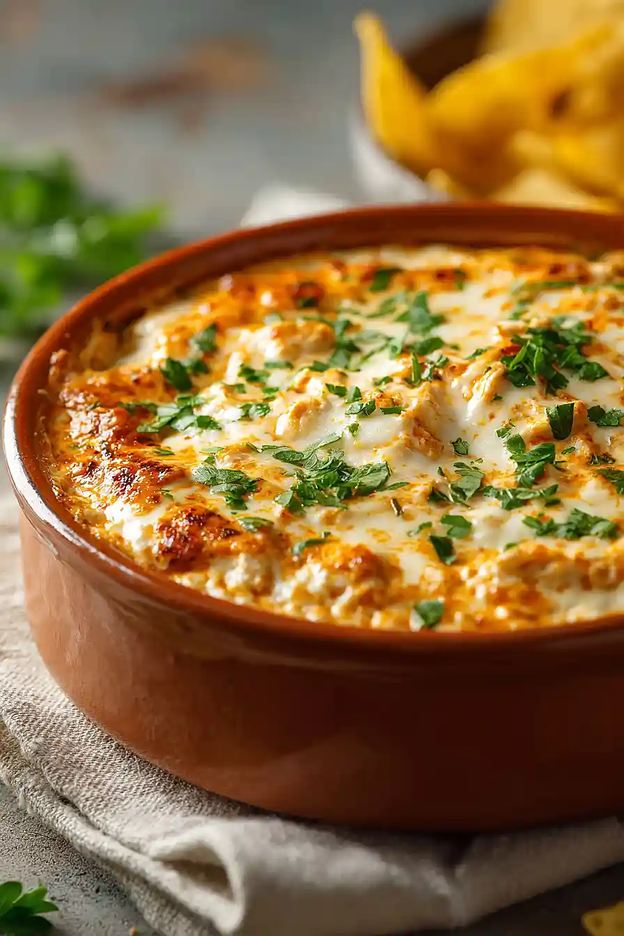 buffalo canned chicken dip with cottage cheese