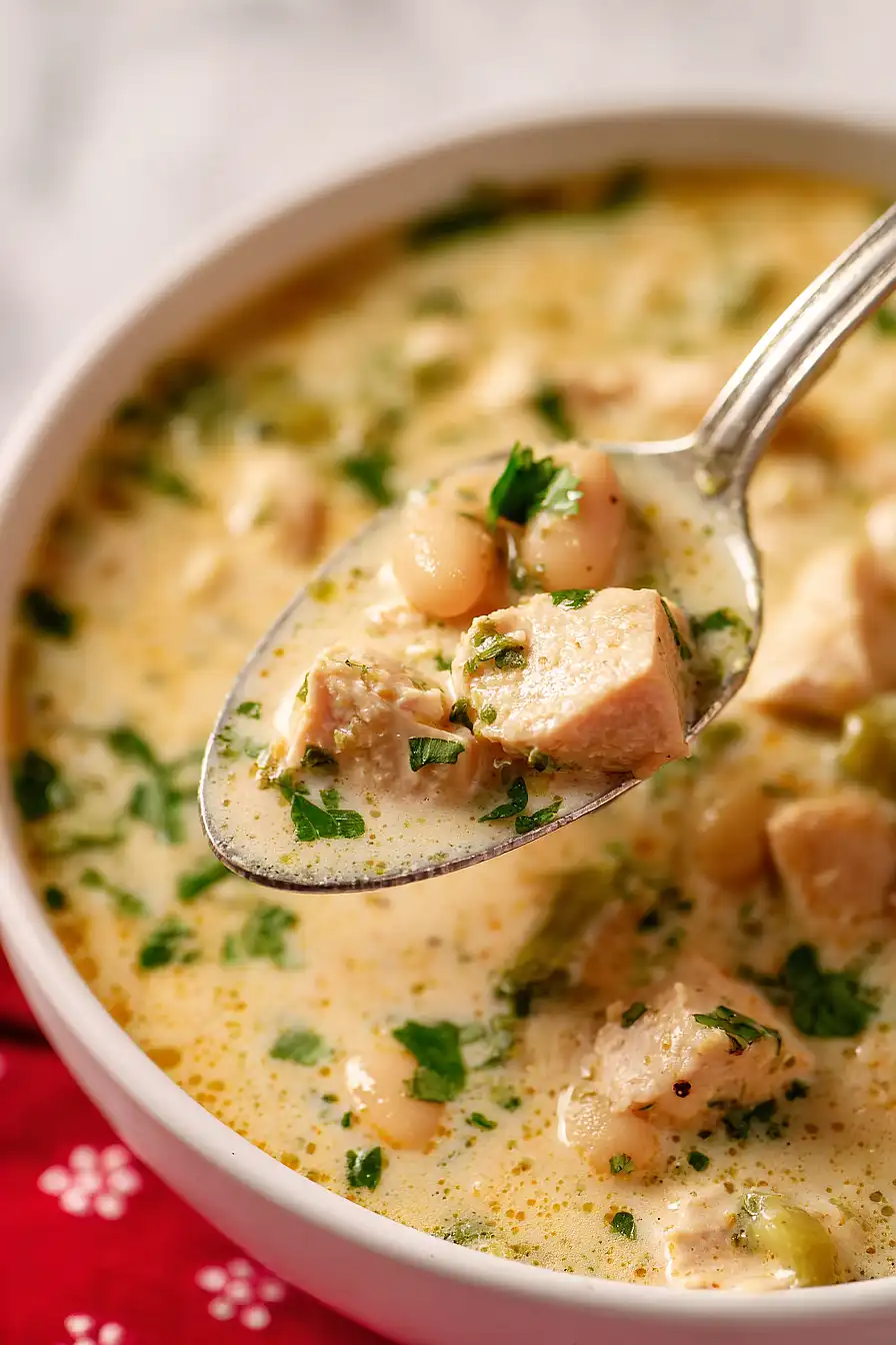 white chicken chili with greek yogurt
