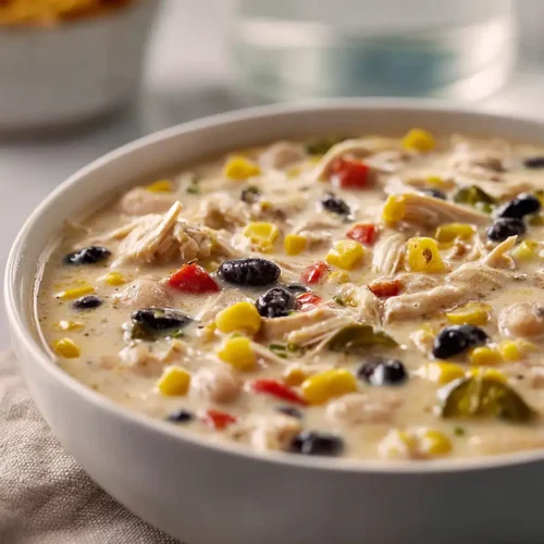 white chicken chili with black beans