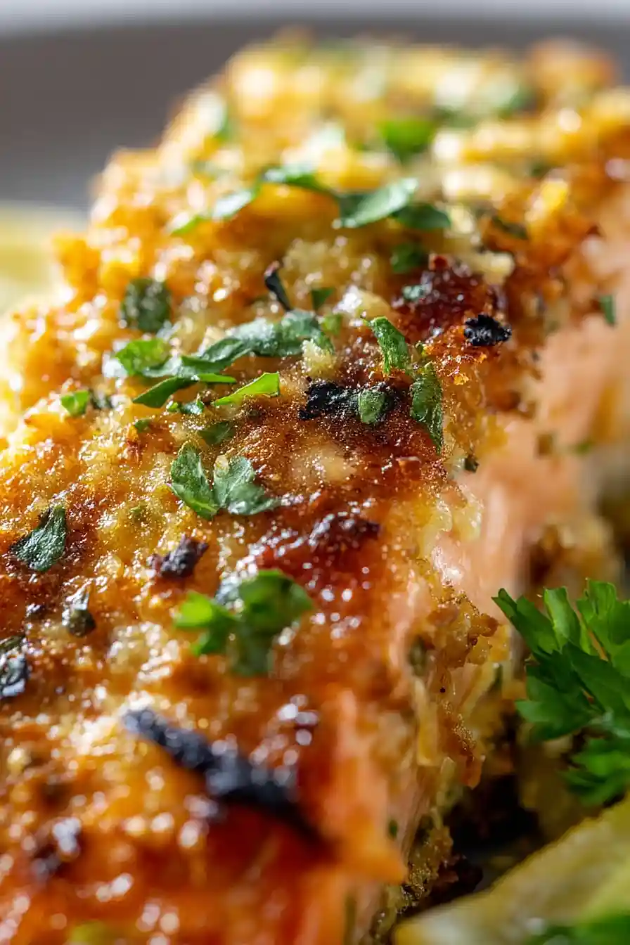 air fryer parmesan crusted salmon