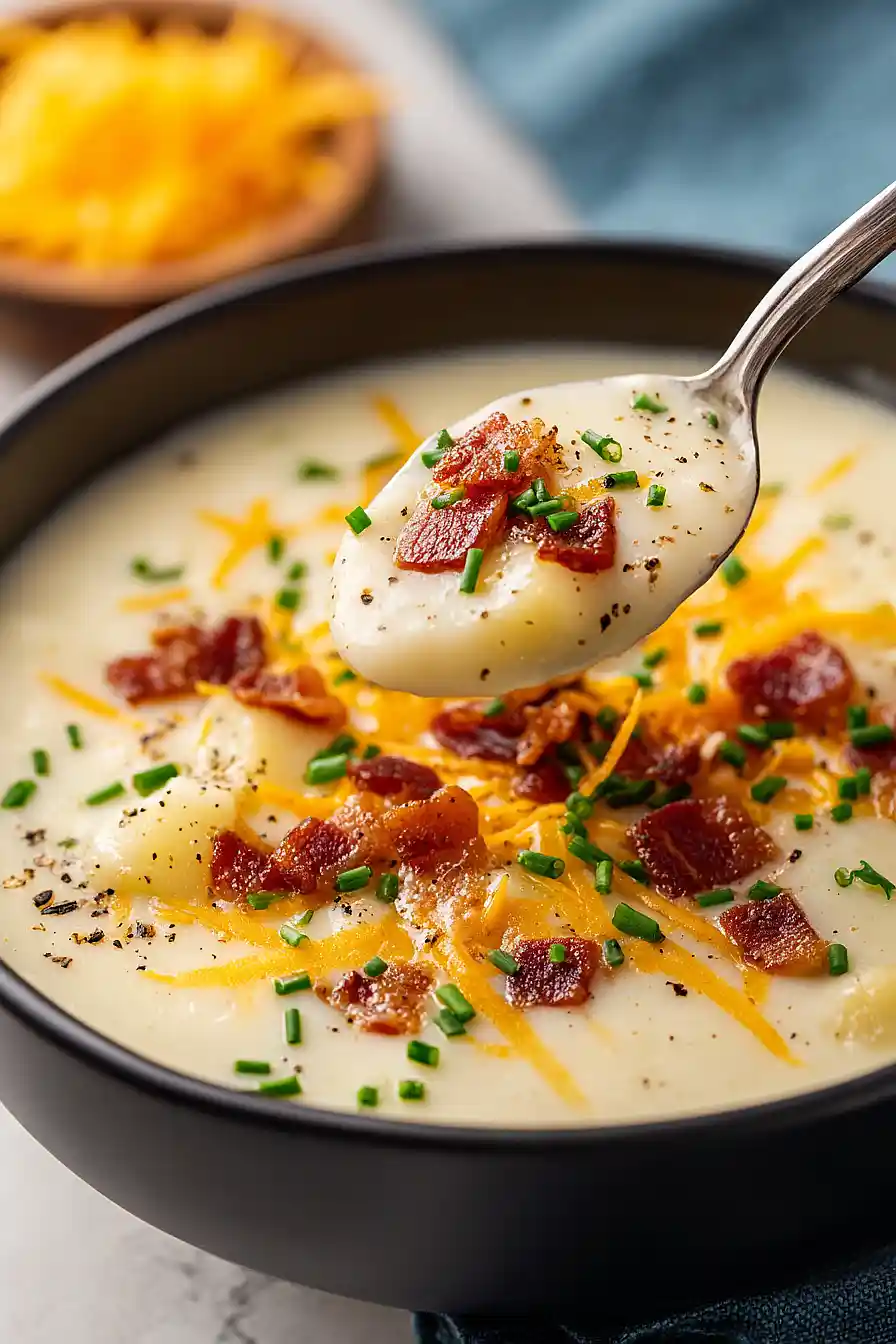 crockpot cream cheese and potato soup