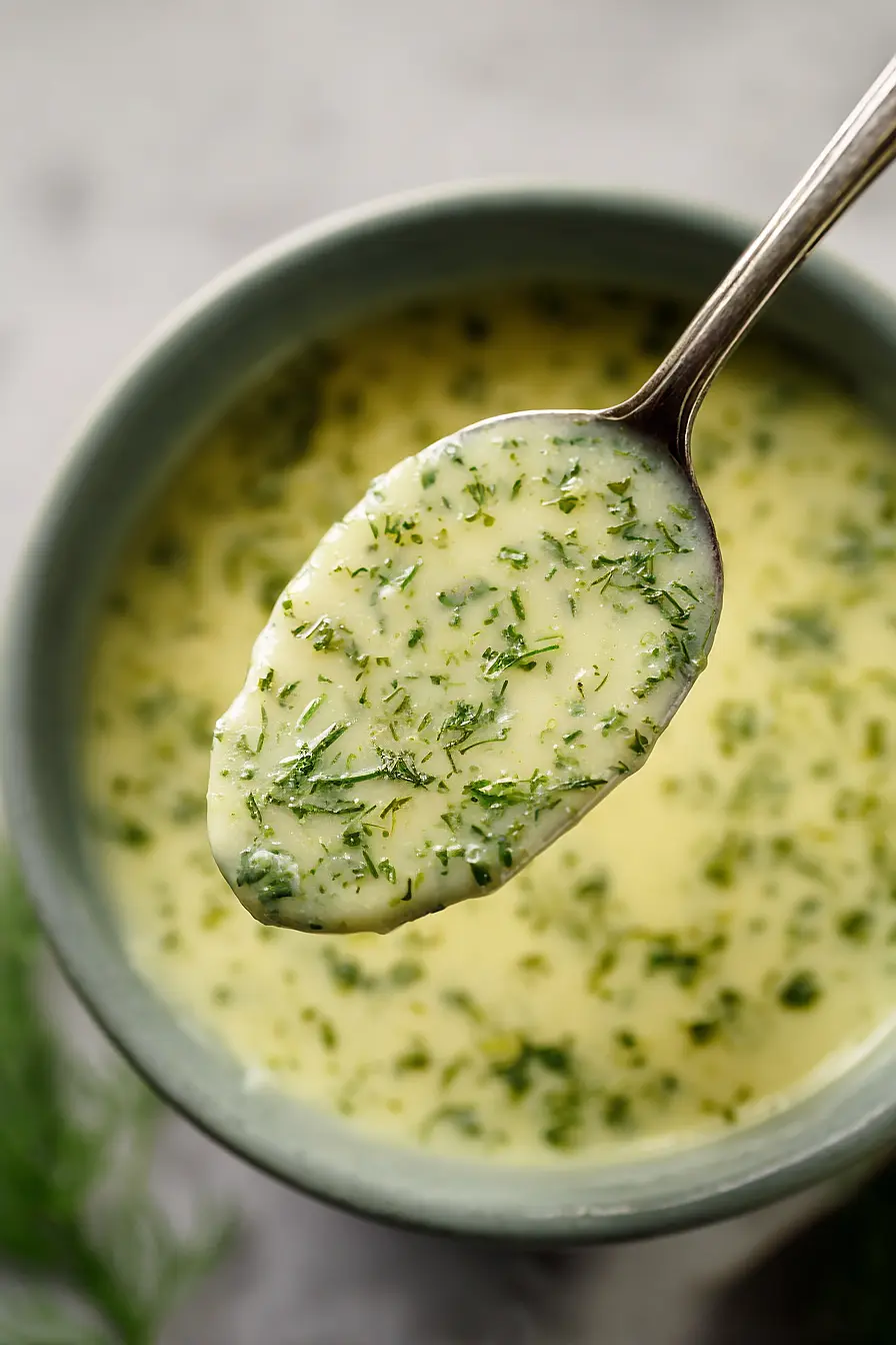 potato leek soup with dill