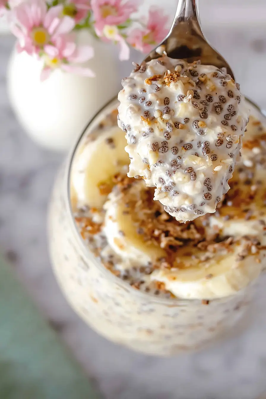 overnight oats with chia seeds and honey