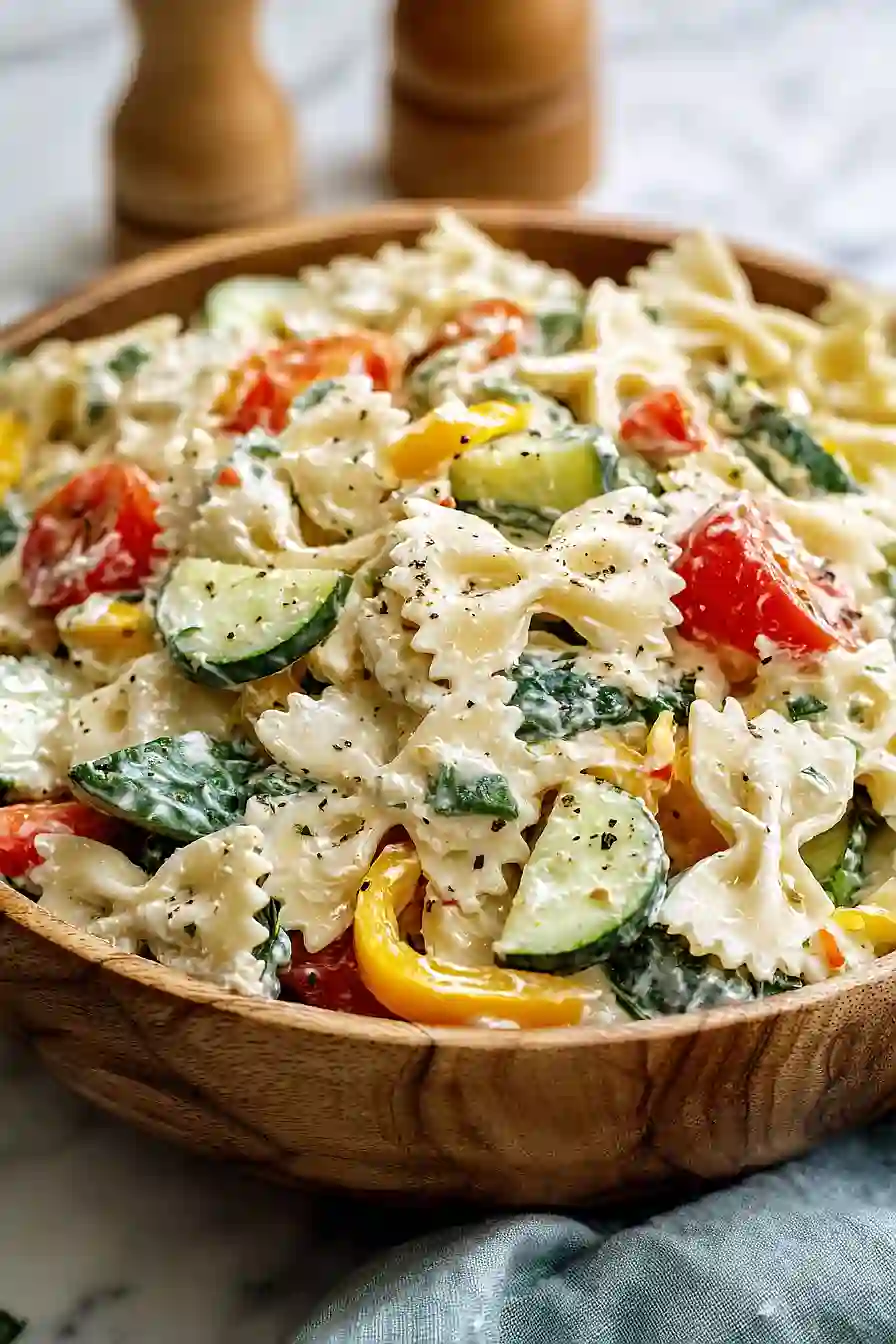 cottage cheese pasta salad