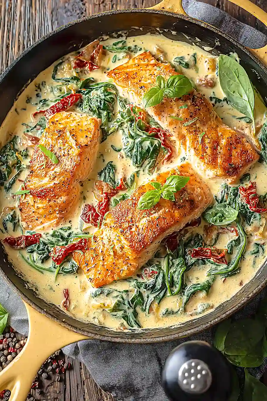 creamy tuscan salmon