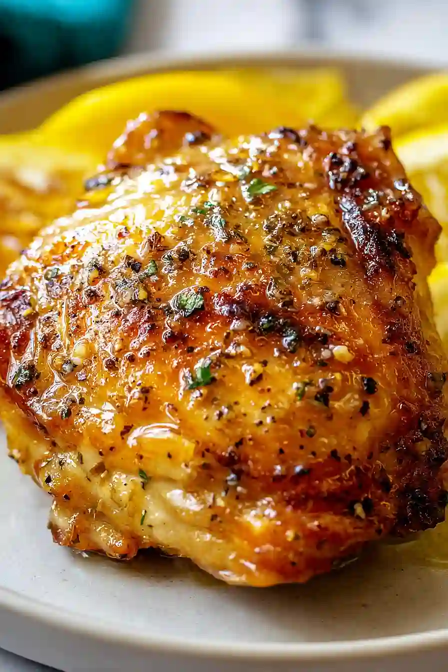 lemon garlic chicken thighs