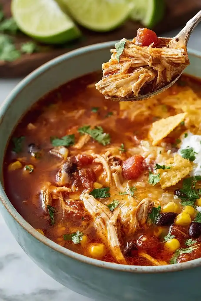 instant pot chicken tortilla soup