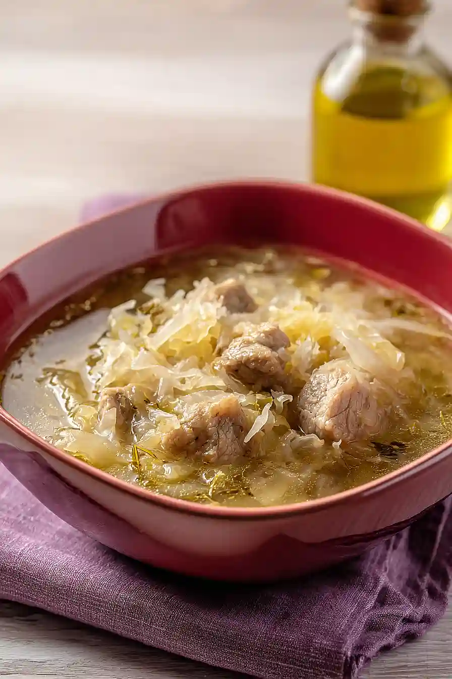 pork and sauerkraut soup