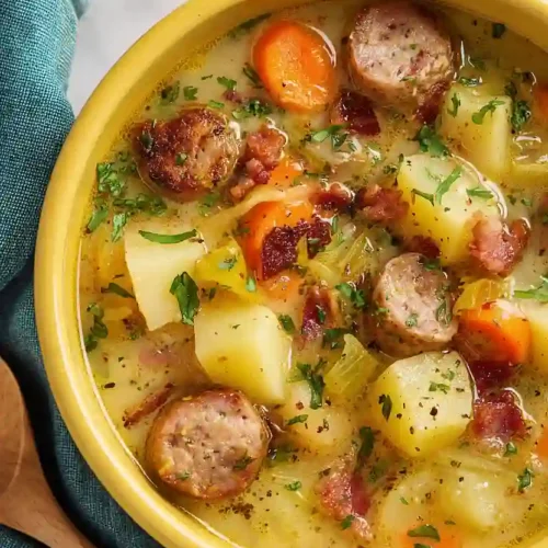 german potato soup with sausage