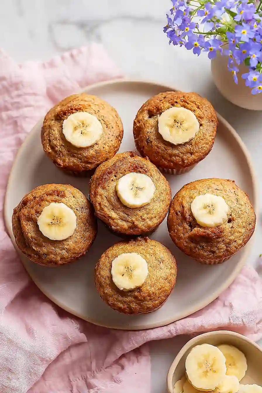 banana cottage cheese muffins