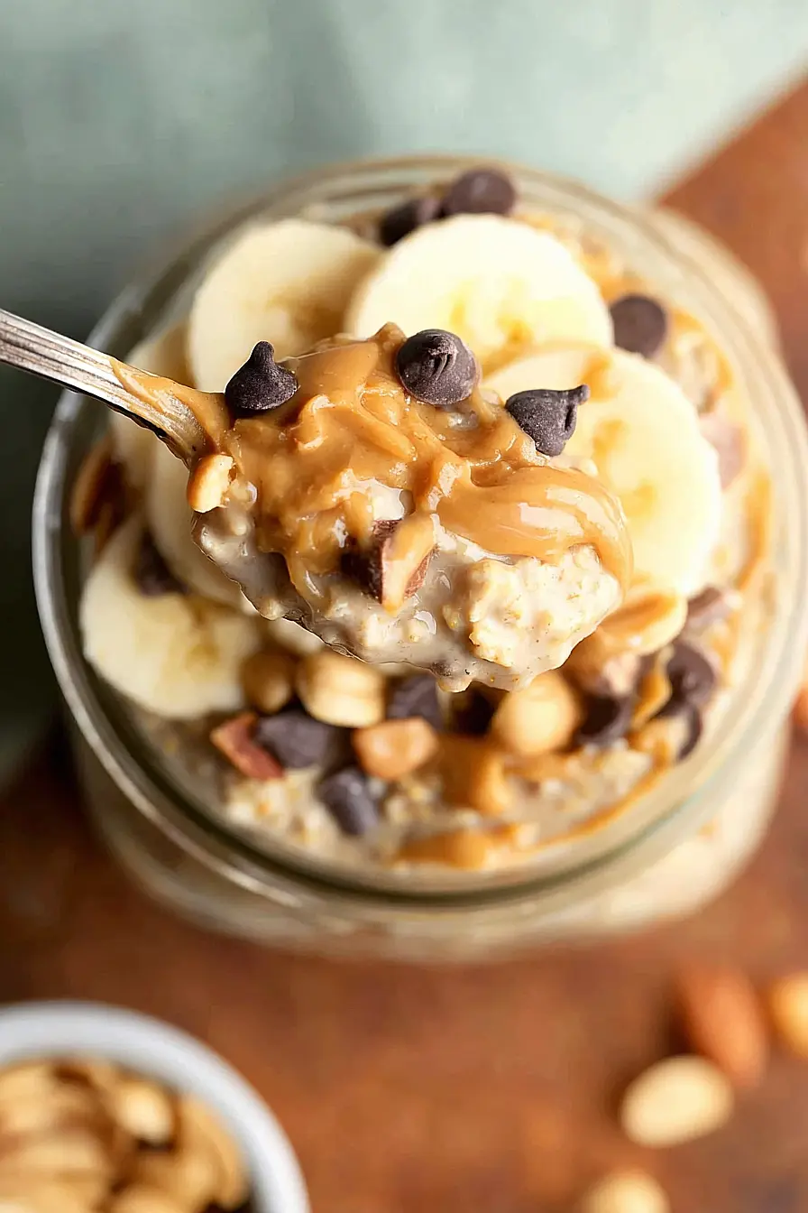 peanut butter overnight oats without yogurt