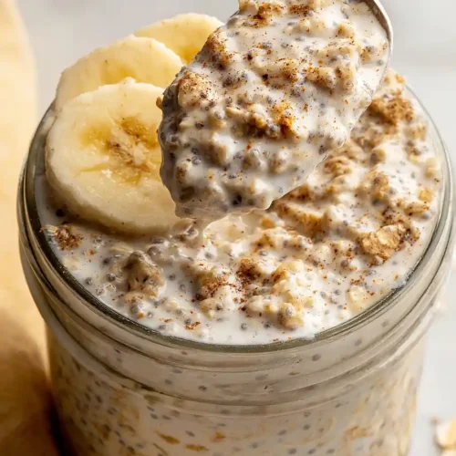cinnamon overnight oats with chia seeds