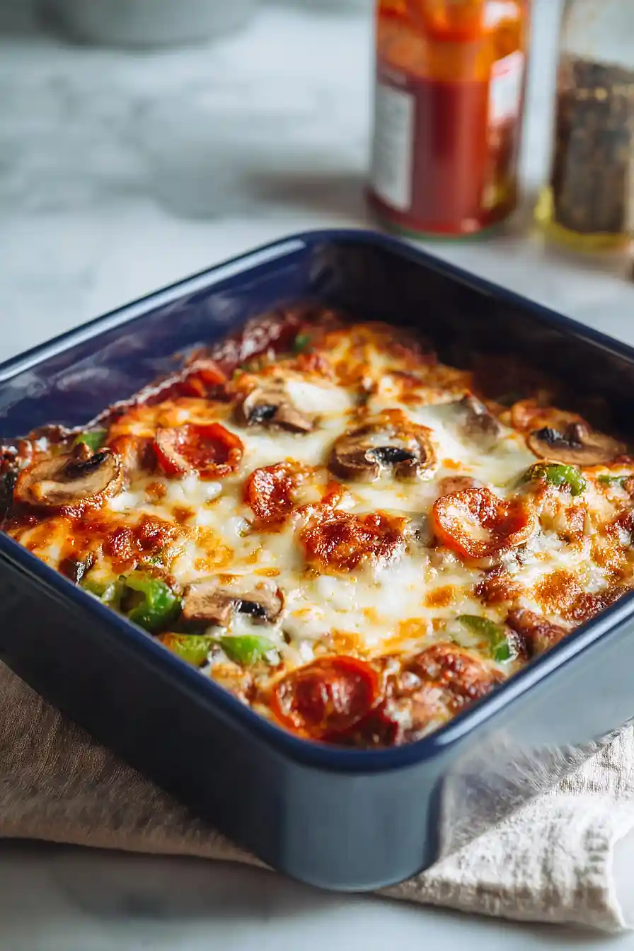 cottage cheese pizza bowl meal prep