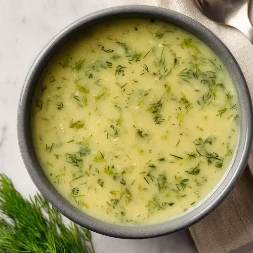potato leek soup with dill