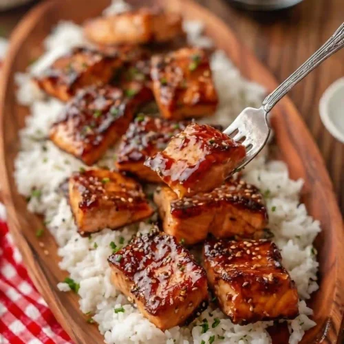 miso salmon bites