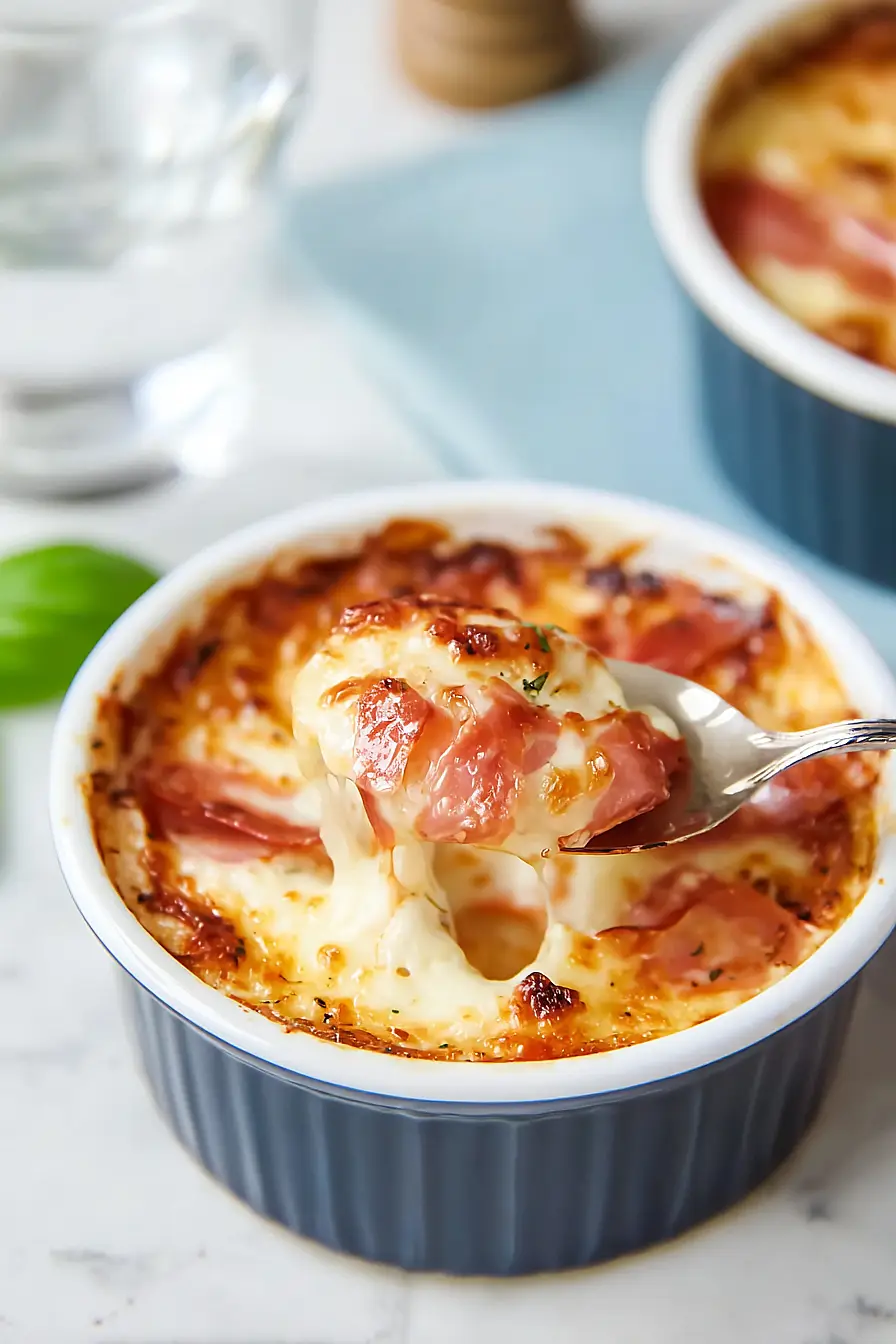 microwave cottage cheese pizza bowl