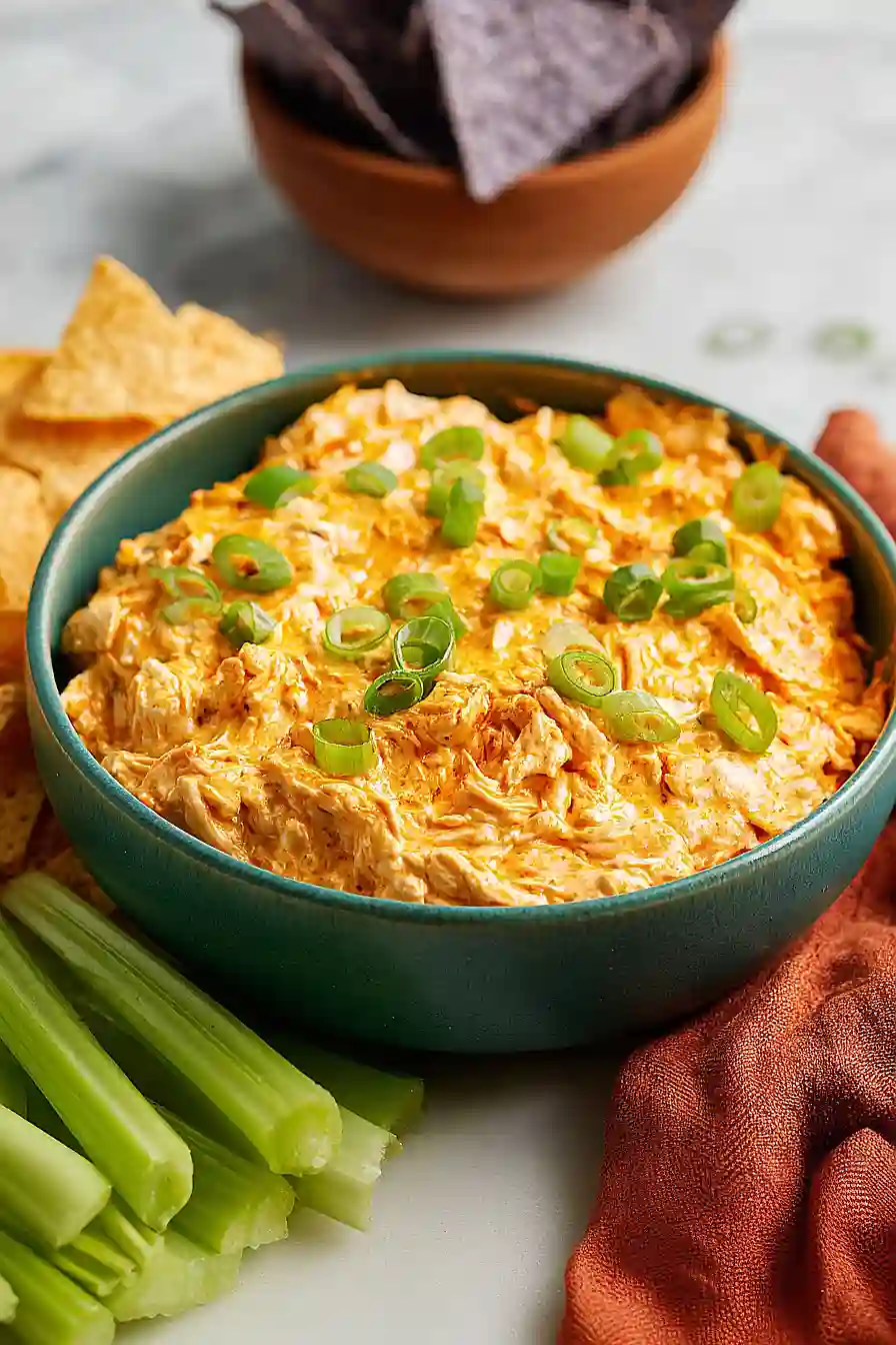 crockpot buffalo chicken dip with cottage cheese