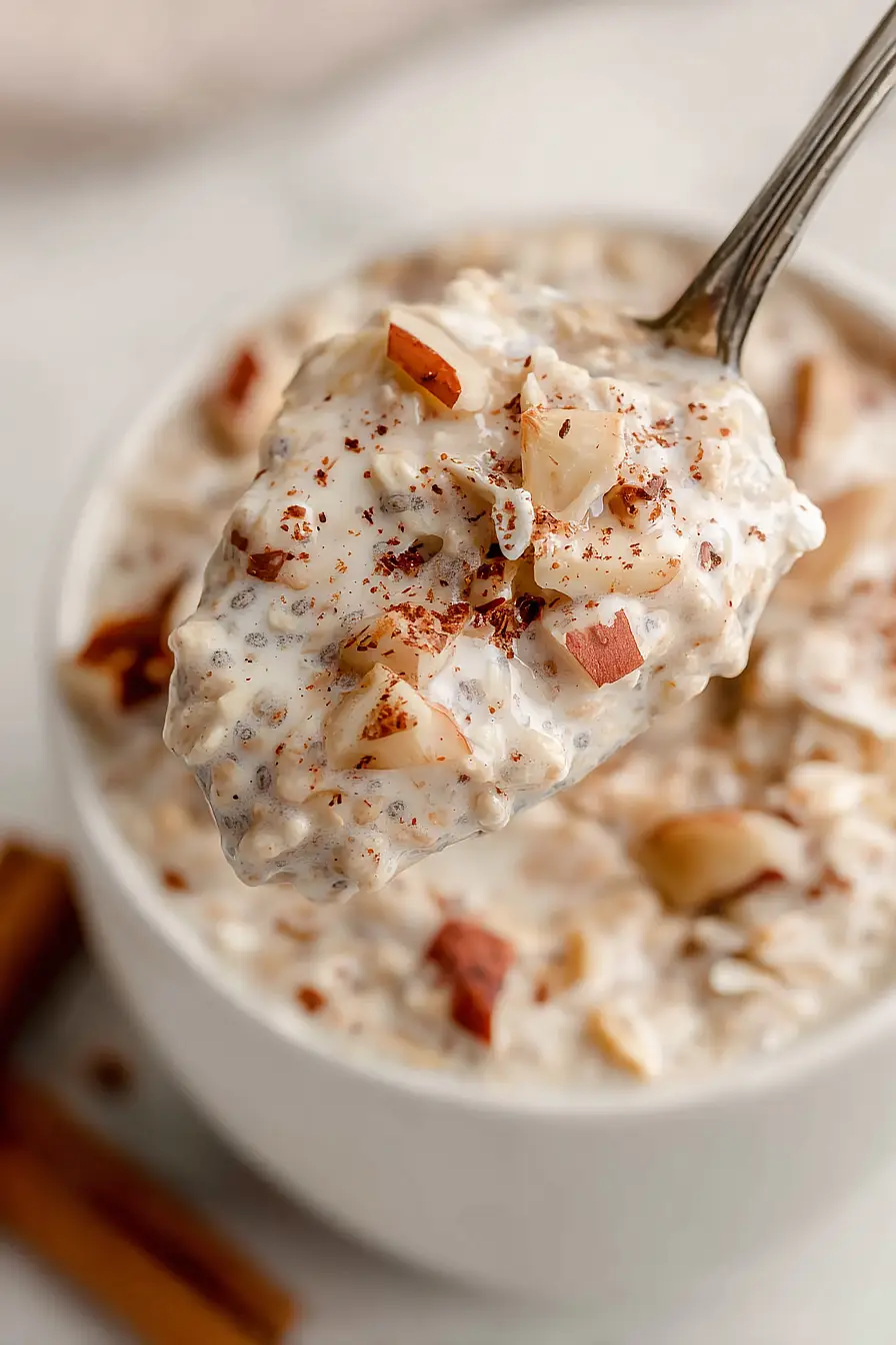 apple cinnamon overnight oats