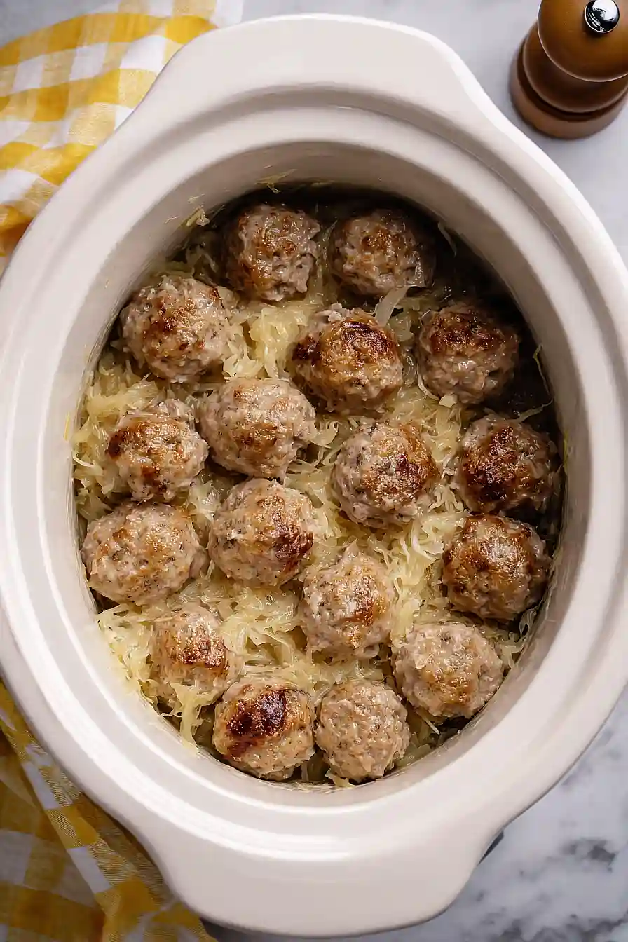 pork and sauerkraut balls