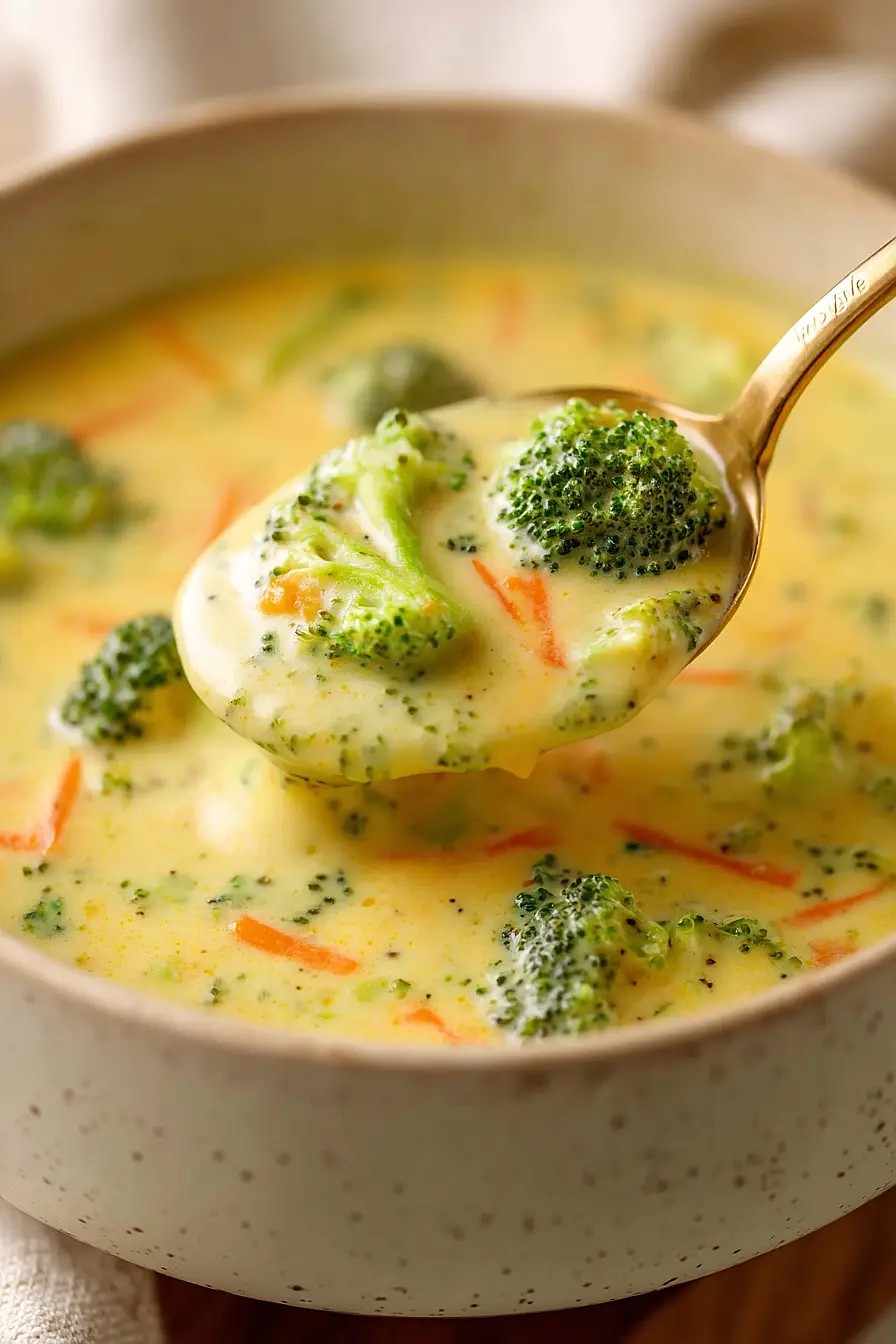 copycat panera broccoli cheddar soup
