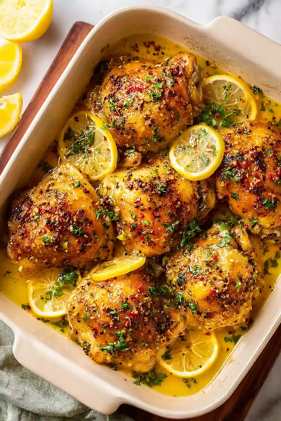 crockpot lemon garlic chicken