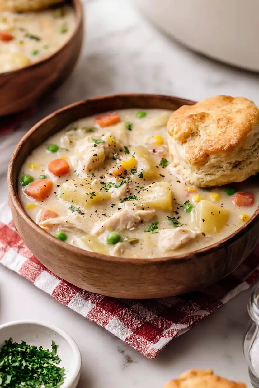 chicken pot pie soup