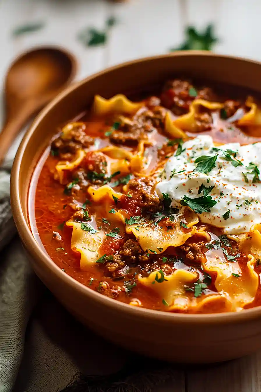 one pot lasagna soup